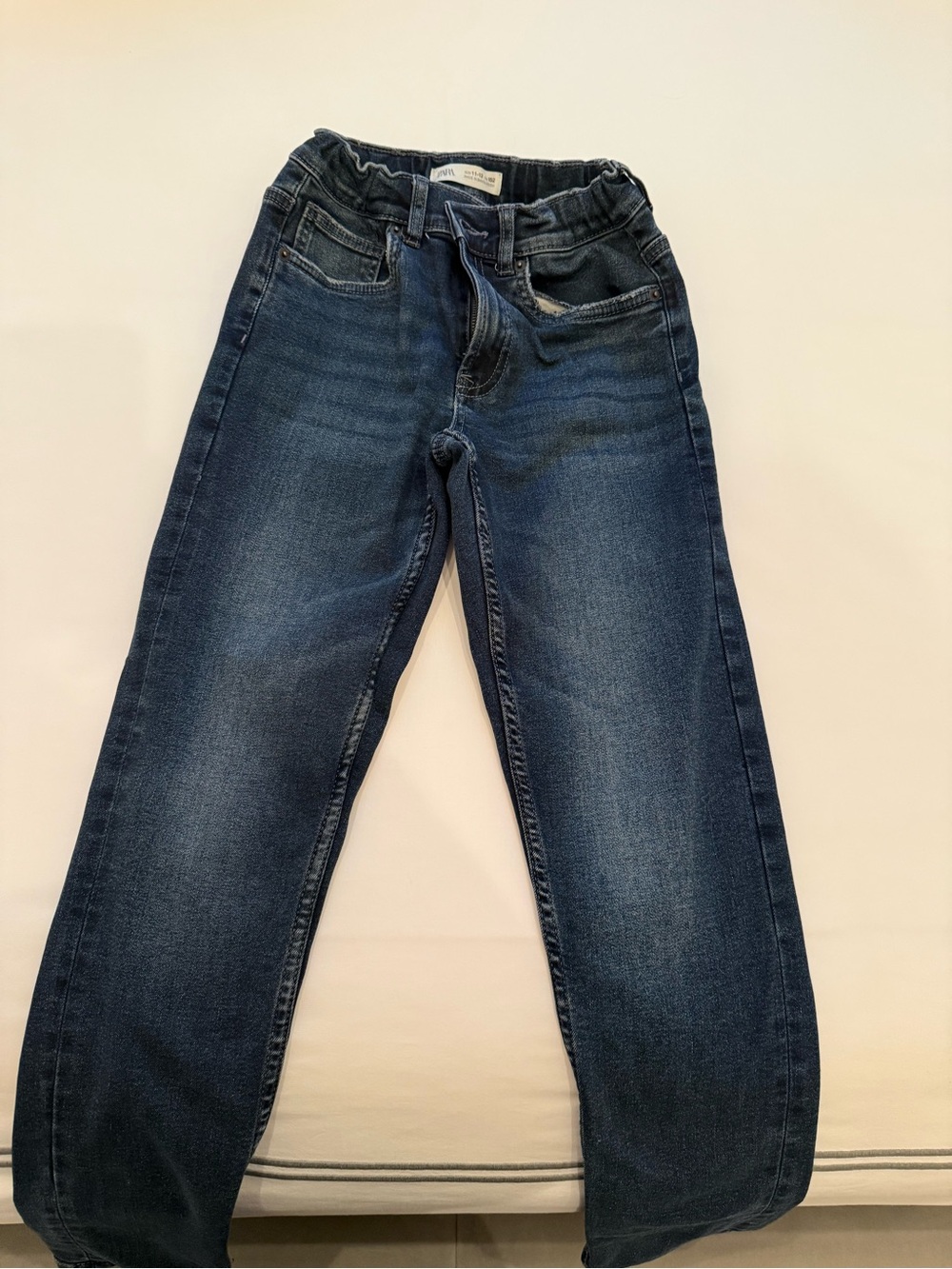 Boys Zara Dark Blue Stretch Denim Jeans